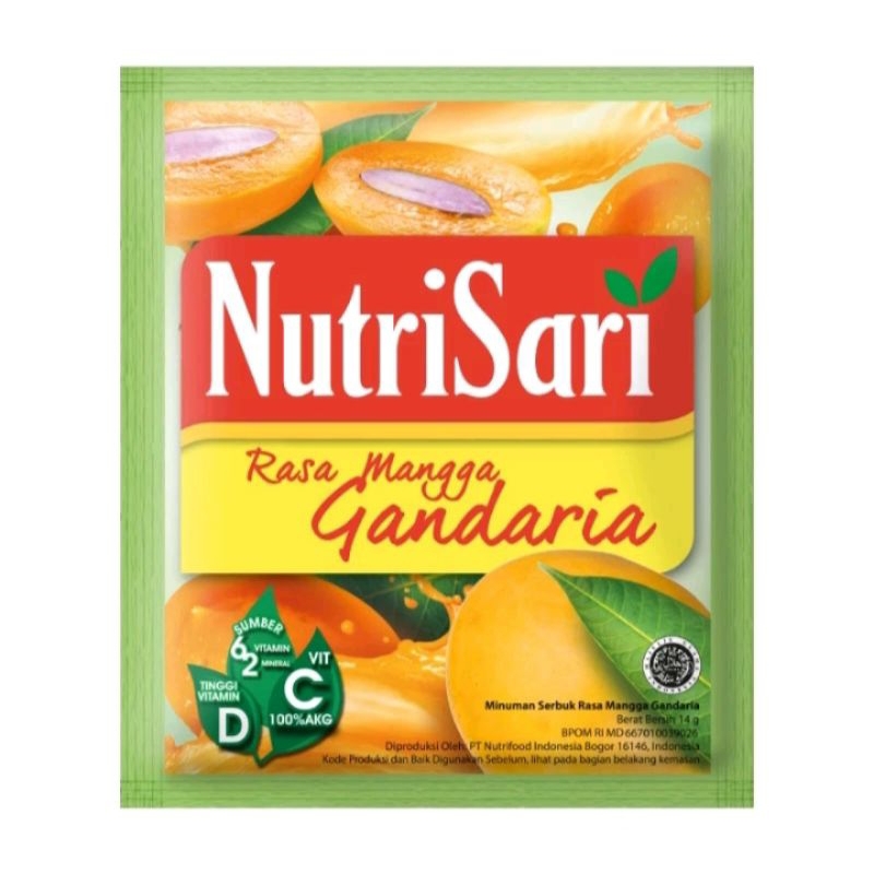 

NutriSari Mangga Gandaria 40 Sachet