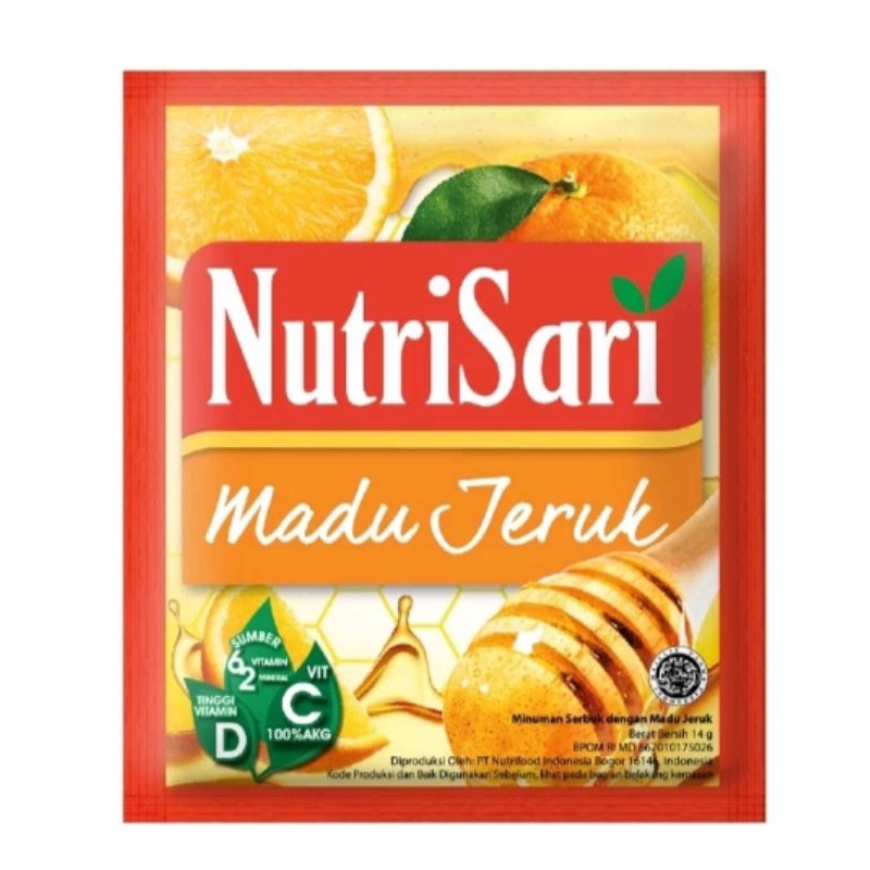 

NutriSari Madu Jeruk 40 Sachet