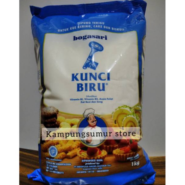 

SUPER DISKON Tepung Terigu Kunci Biru Premium 1 kg