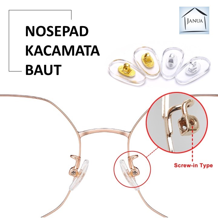 Nosepad Kacamata | Bantalan Hidung Silikon