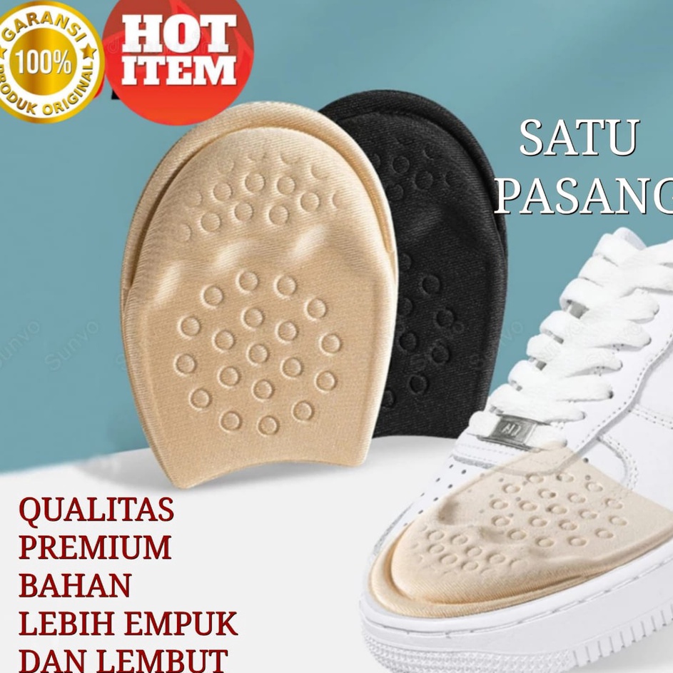 Ready Stok SEPASANG BANTALAN DEPAN SEPATU ALAS SEPATU KEBESARAN INSOLE SEPATU KEBESARAN AKSESORIS SE