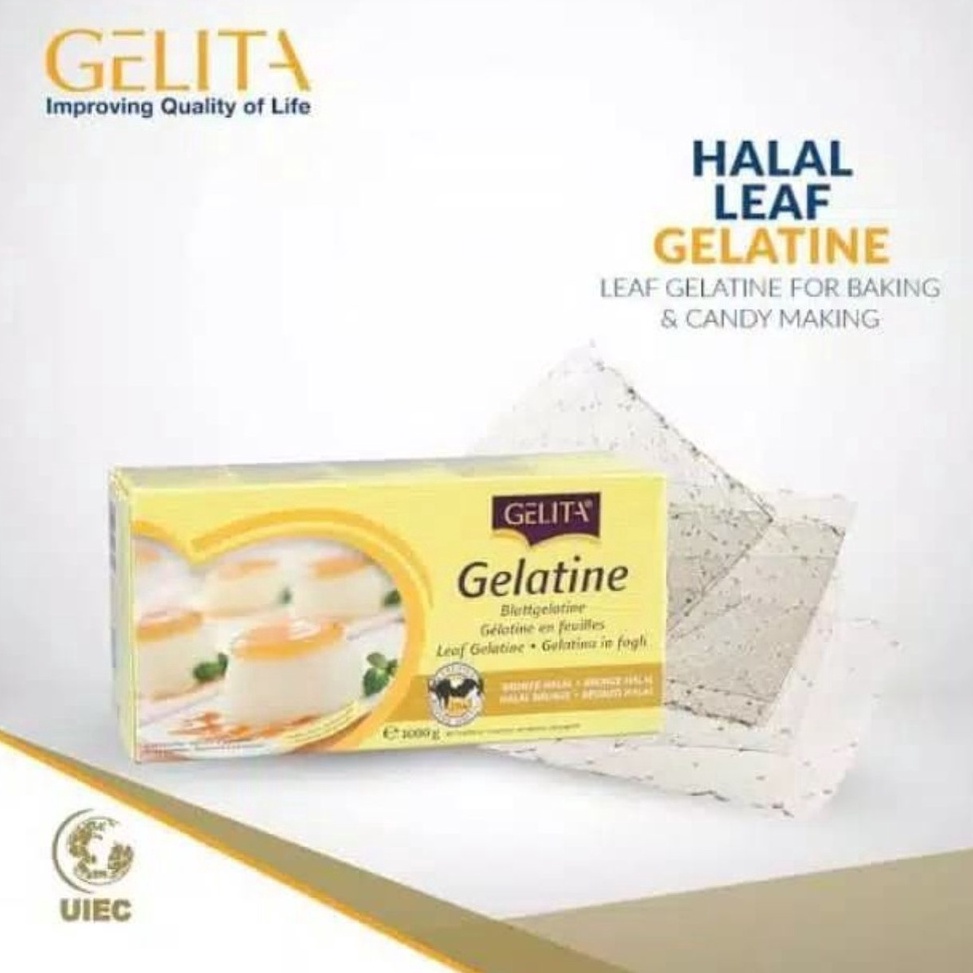 

Cuci gudang Gelatine Gelita Sheet Rep 5 Lembar Gelatin Lembaran Sheet Gosend Grab