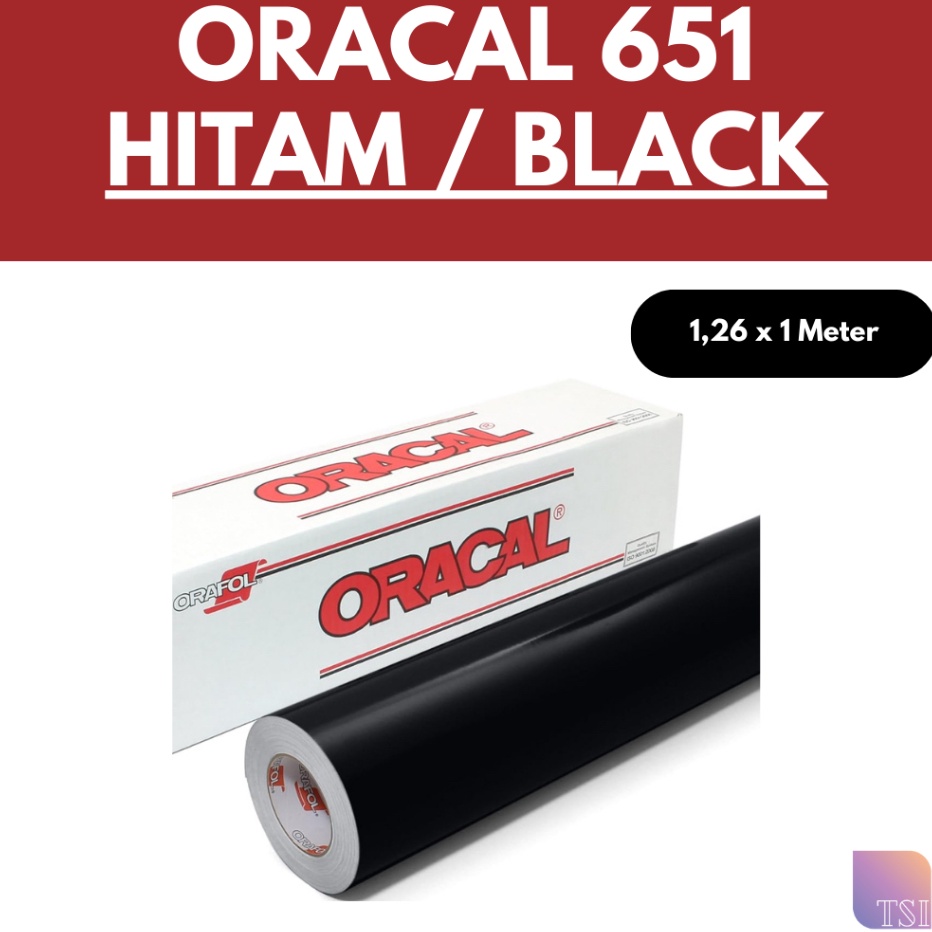 

DISKON Sticker Oracal Hitam 651 7 Black Glossy Matte Doff 1 Meter Vinyl Cutting Sticker Skotlet