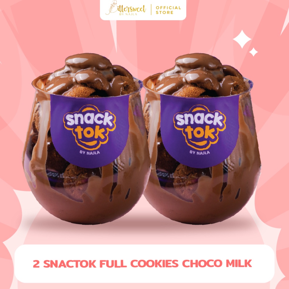 

Swip up Bittersweet by Najla Bundle 2 Snacktok Full Cookies Choco Milk