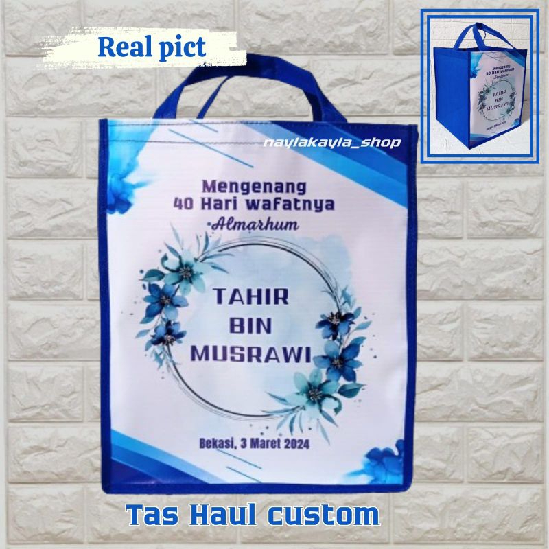 

41. TAS HAUL CUSTOM/harga yg tertulis 1 pack isi 10 pcs/minim order 2 pack