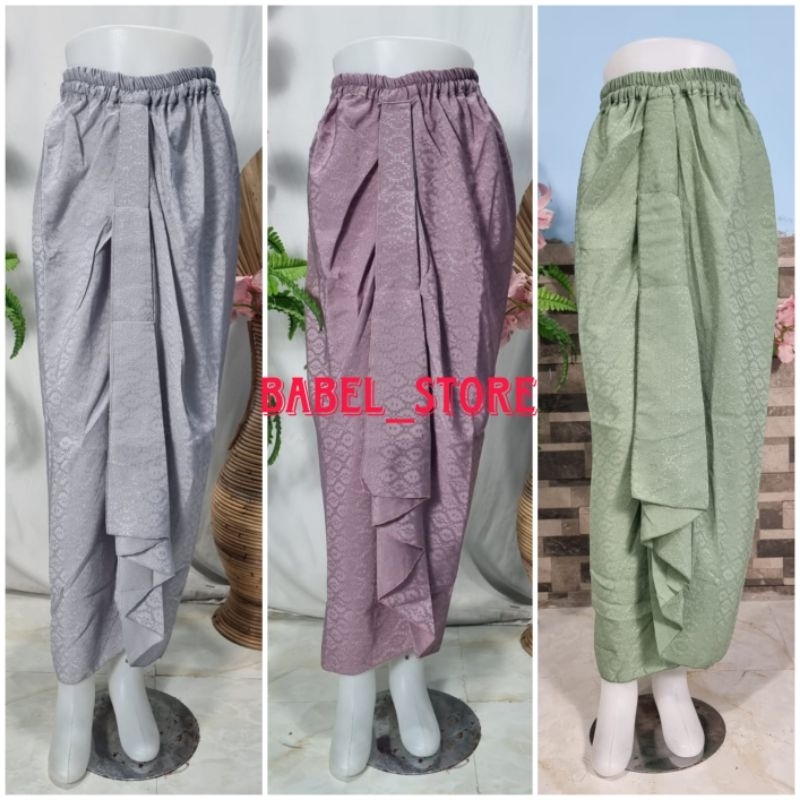 Rok wiron polos rok rempel polos bawahan kebaya