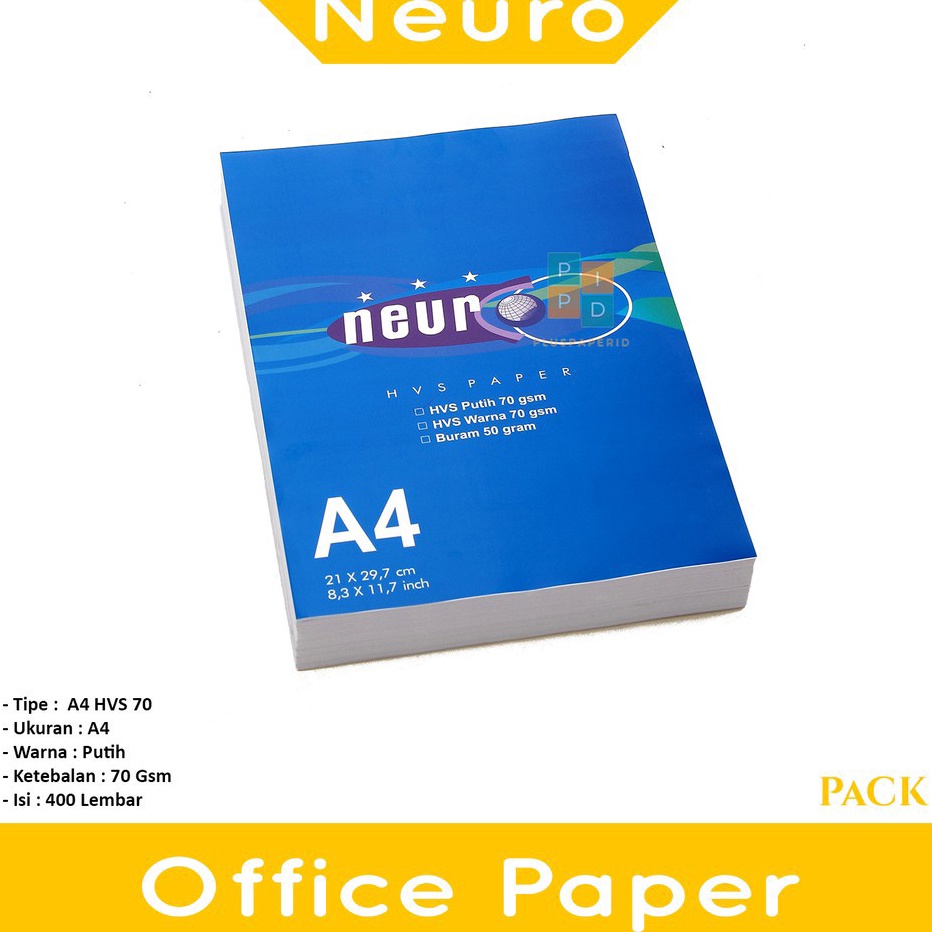 

Terlaris NEURO Kertas HVS Fotokopi A4 7gsm pack