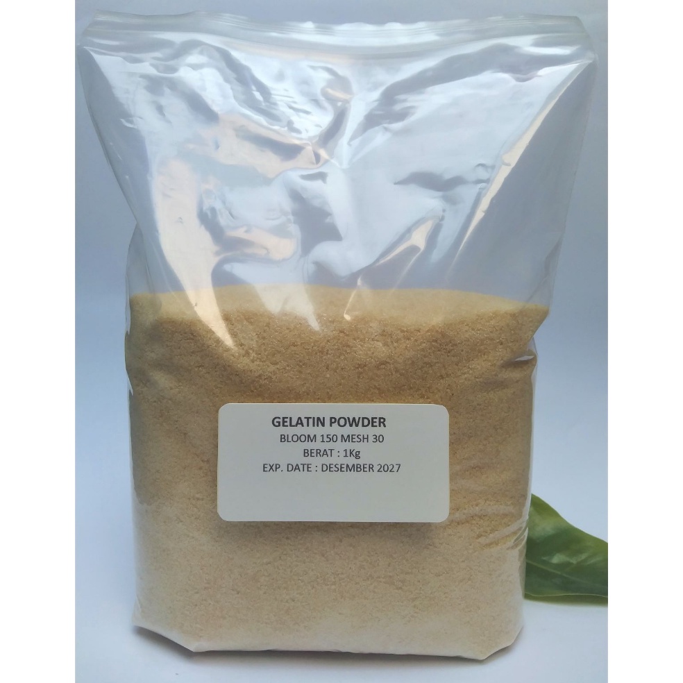 

DISKON Gelatin Bubuk Powder Halal MUI Murah 1Kg Bisa COD