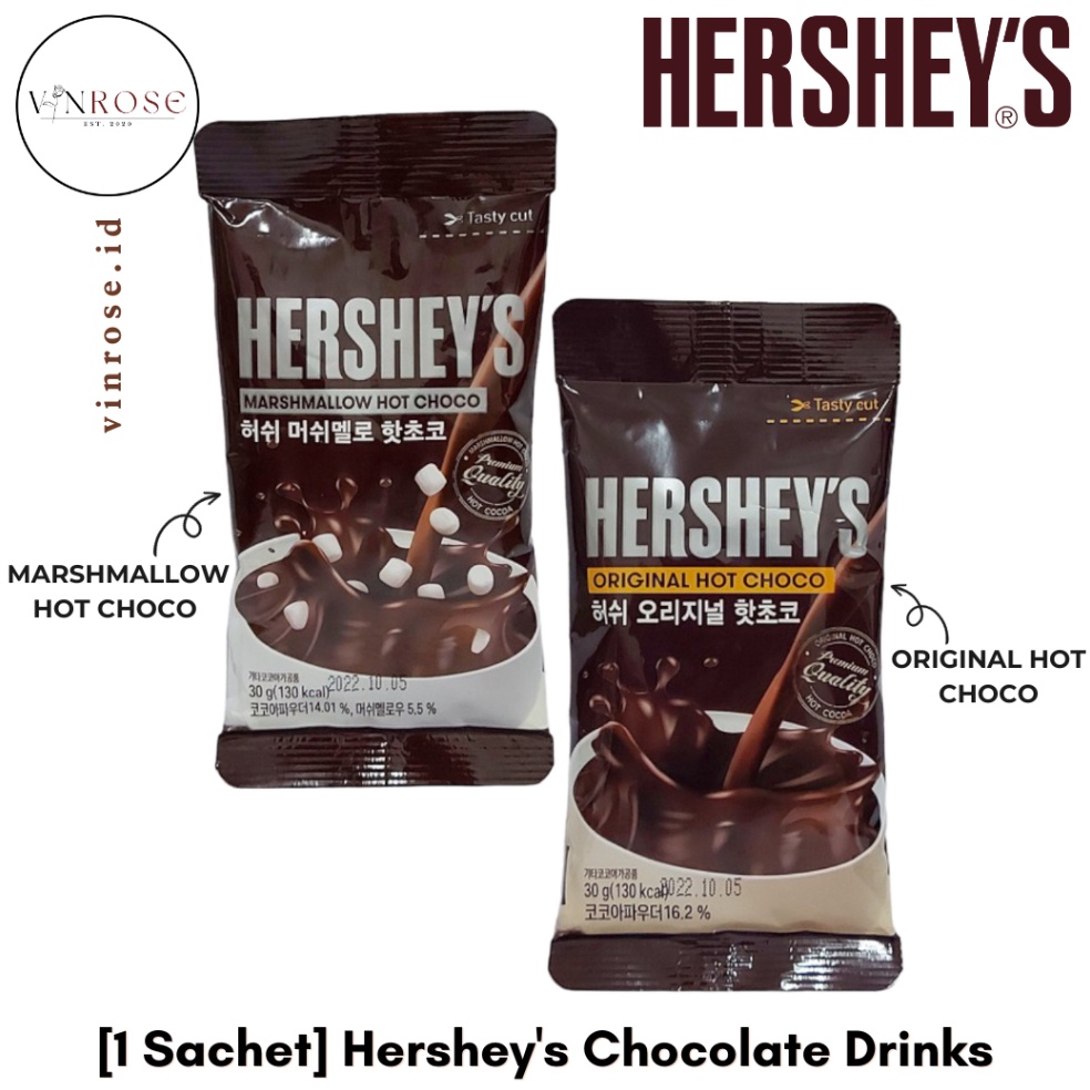 

Swip up 1 Sachet Hersheys Marshmallow Hot Choco Original Hot Choco Korea Drinks