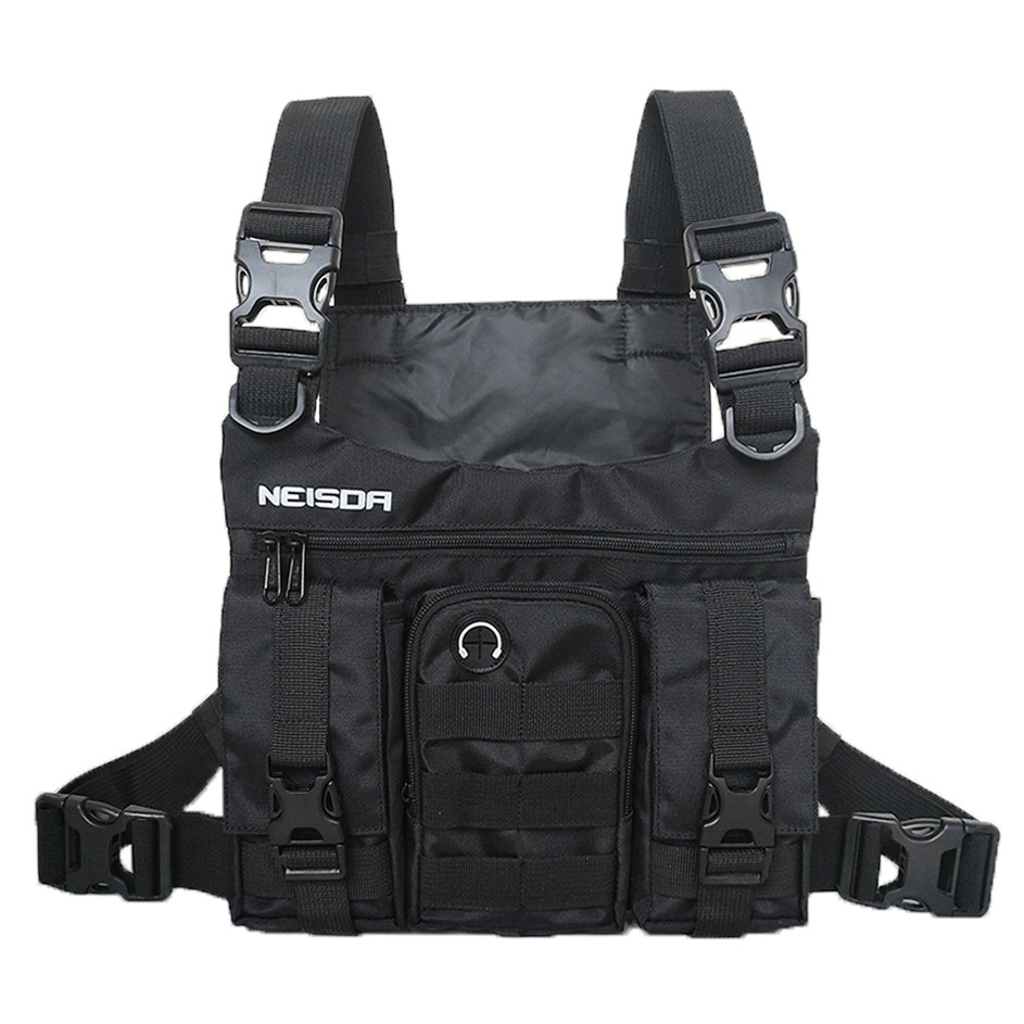 Real produk Neisda Basic  tas sepeda pelindung dada chest bag tactical rig bag cyclops vol2 premium