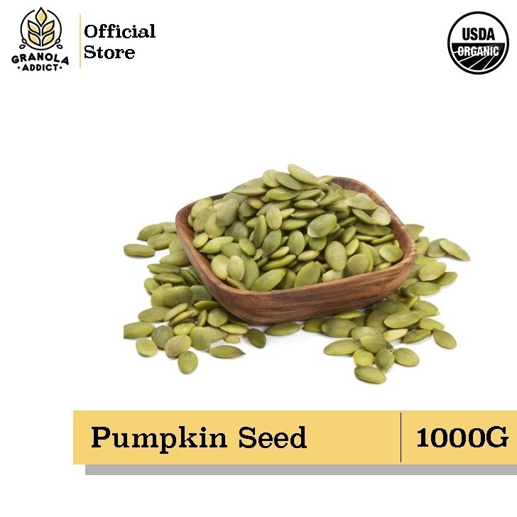 

VIRAL Granola Addict Pumpkin Seed Biji Labu Kupas 1G