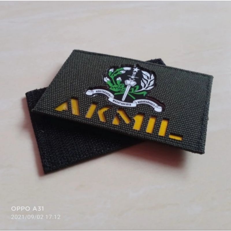 PATCH CUTTING LASER LOGO AKMIL BEST QUALITY