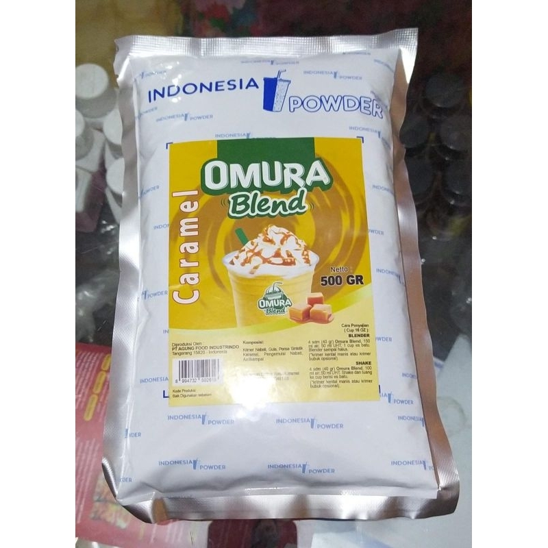 

omura caramel bubuk minuman 500gram