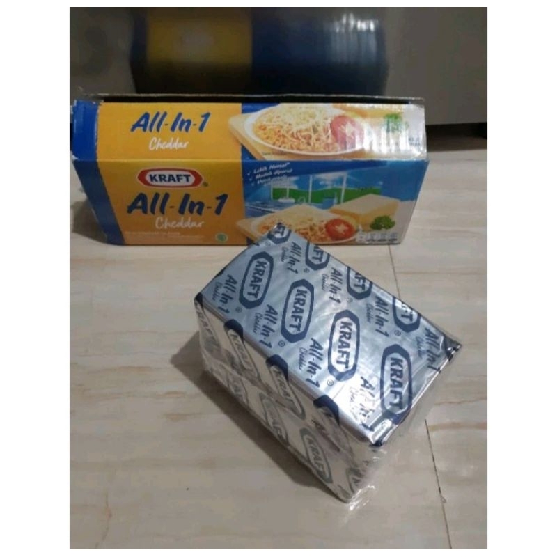 

keju kraft cheddar all in one / keju kraft cheddar all-in-1 repack 1kg