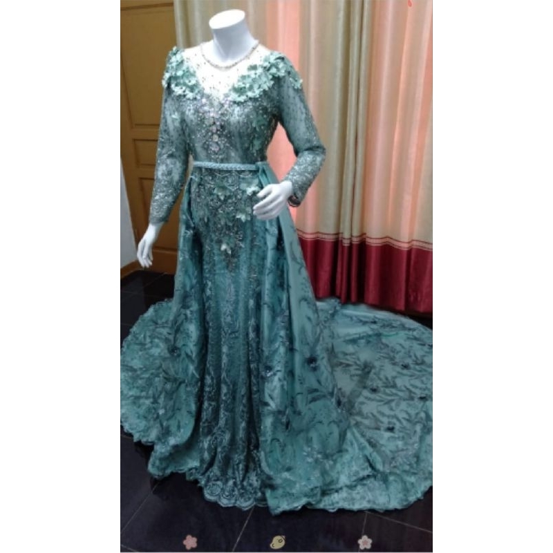 GAUN HIJAU MINT SAGE second