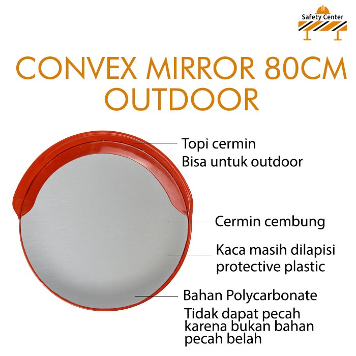 adf Convex Mirror 80 CM / Convex Mirror Outdoor 80CM / Cermin Cembung
