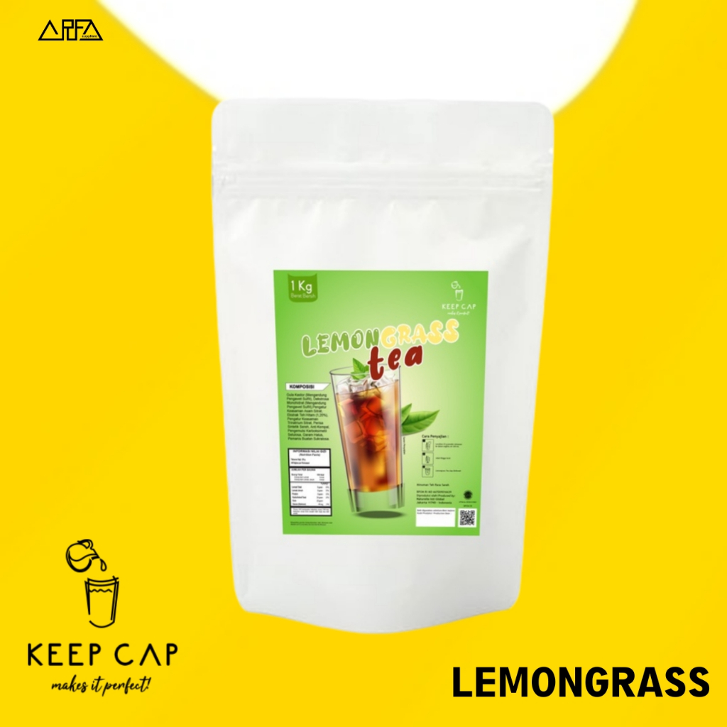 

Keep Cap Powder minuman Lemongrass / sereh 1 kg