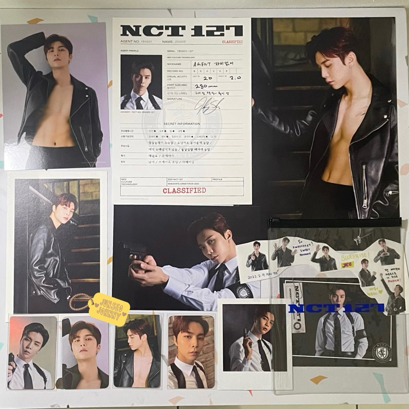 nct nct127 johnny season greeting photopack 2021 set