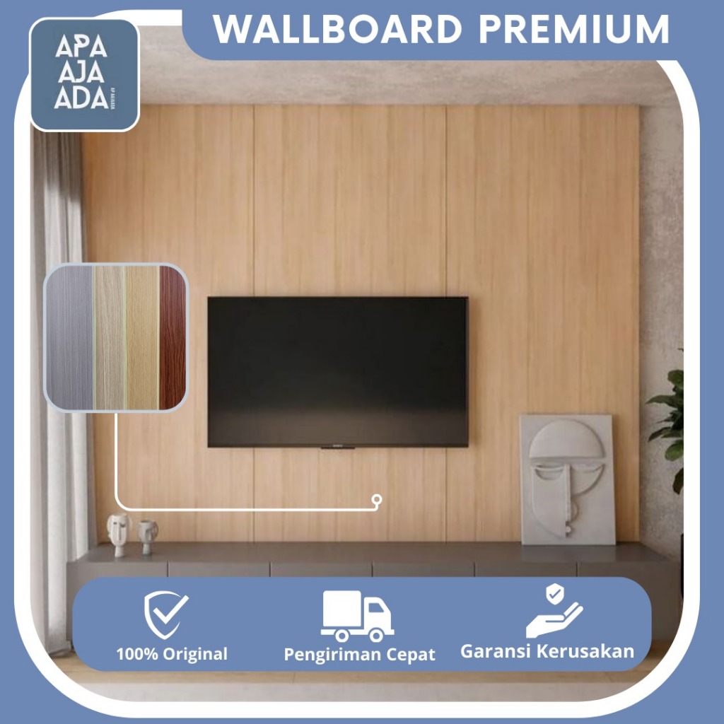 Wallboard WPC / Wallboard Panel PVC/  Wallboard hiasan dinding ukuran 40 cm x 2.9 m