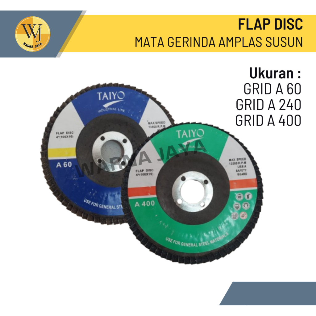 Amplas Susun / Flap Disc Taiyo 4 Inch / Amplas Gerinda Taiyo