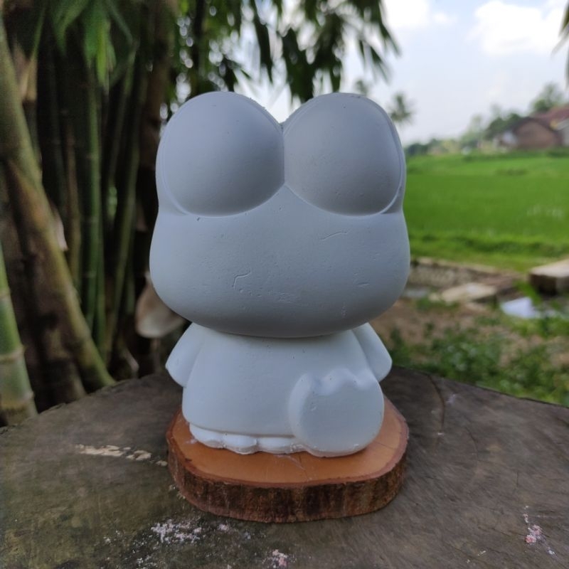 patung gypsum lukis celengan Kiropi