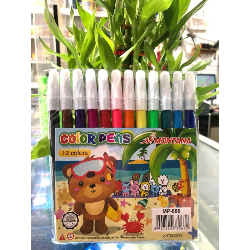 

Montana Spidol 12 Warna Besar