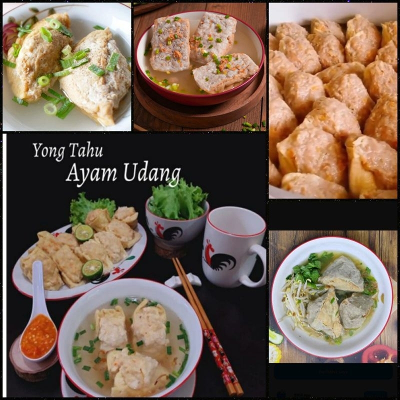 

[INSTAN ONLY] Yong Tahu Ayam Udang Frozen 1pcs / Yong Tofu / Yong Tahu Bakwan