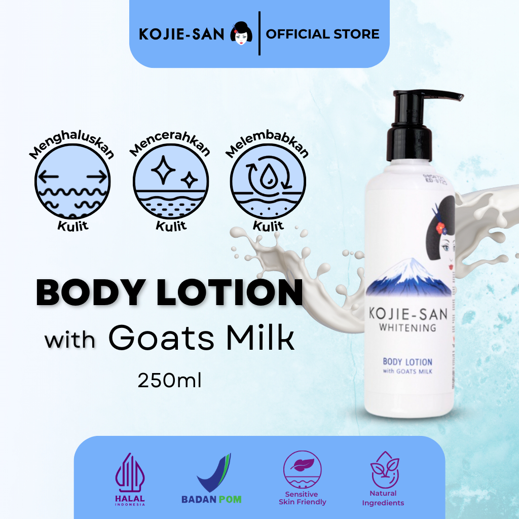 AS Kojie-San Body Lotion Goats Milk 250ml Kojie san koji KojieSan