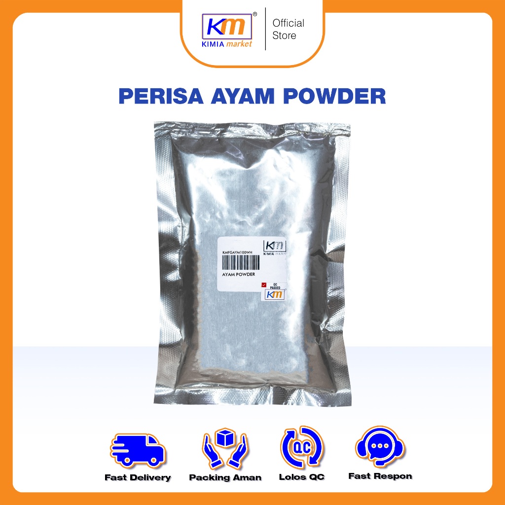 

Perisa Powder Ayam 100gr / Penguat Aroma Makanan / Aroma Pancing / Penambah Aroma Ayam Untuk Kerupuk /Masakan