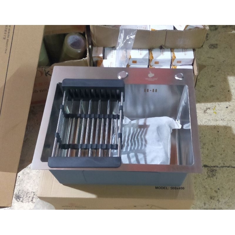 kitchen sink 5040 stainless bak cuci piring dapur