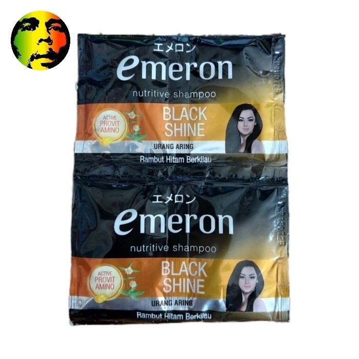 Emeron shampoo sachet isi 6 black shine