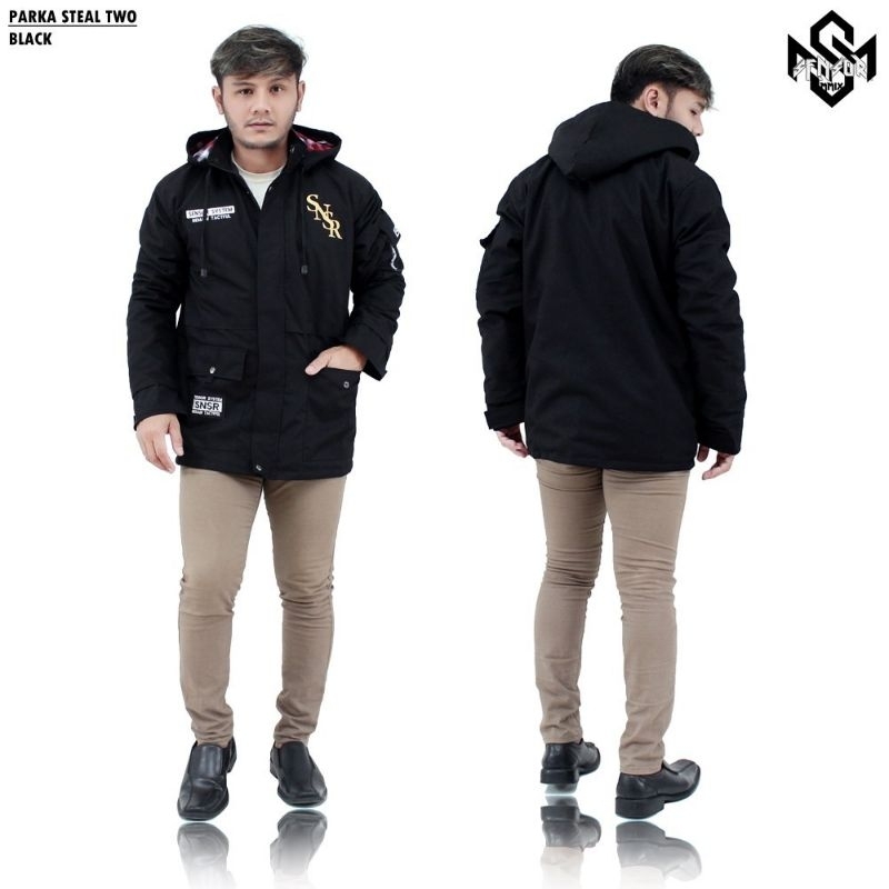 GRAZZY - Jaket Parka Kanvas Style Jacket Pria Original SNSR Kanvas Premium