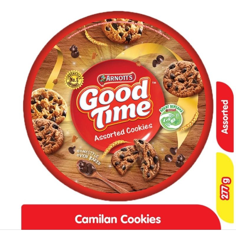 Good Time Assorted Cookies Kaleng 277 g
