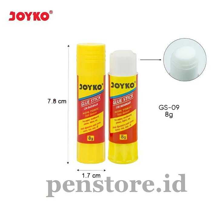

(pcs) Lem stick Joyko 8gr GS-09/GS-100 (Kecil) / Glue stick