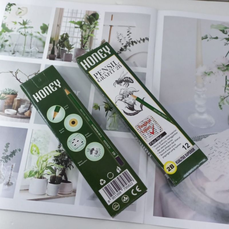 

Pensil Merek HONEY Grafiti 2B / Pensil 2B / Pensil Komputer // Harga 1 LUSIN