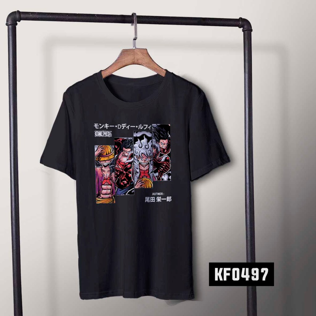 baju kaos anime One Piece Luffy Gear Form