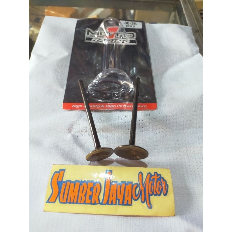 Klep Moto1 30 25 batang 5mm Klep 30/25 5mm Moto1