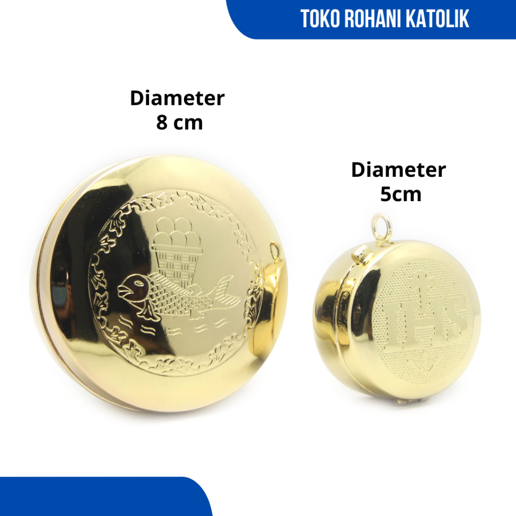 PIKSIS LAPIS EMAS / PIKSIS TEMPAT HOSTI / PIXIS GOLD / PIXIS SILVER / PIKSIS KUNINGAN / TEMPAT HOSTI