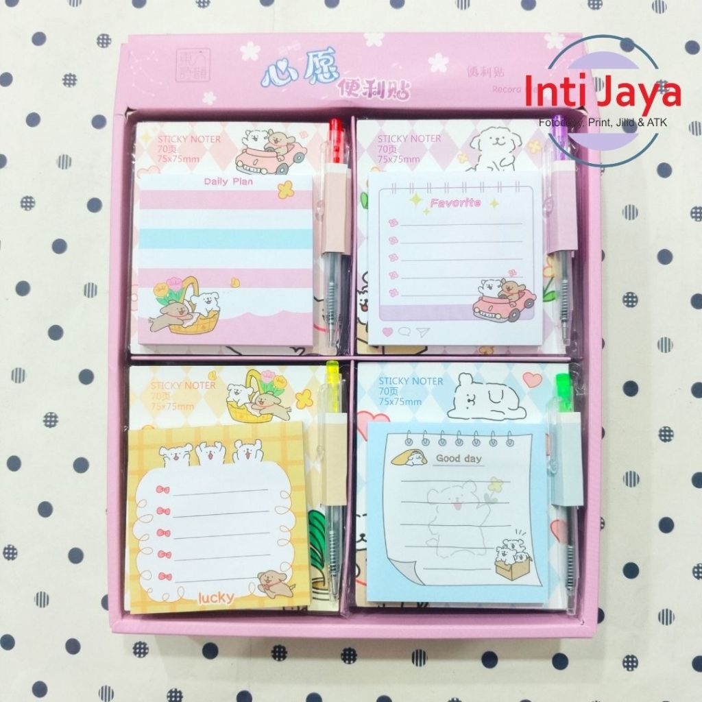 

Sticky Notes To Do List Motif dan Mini Pulpen