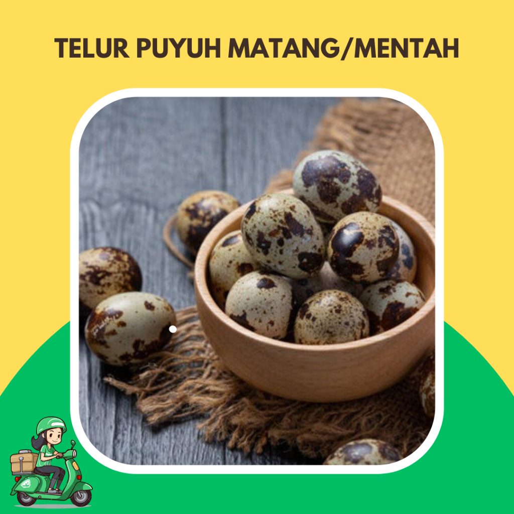 

Telur Puyuh Mentah 250 gr