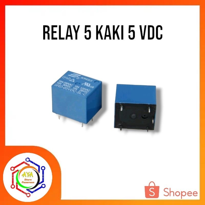 Relay 5 kaki Vdc
