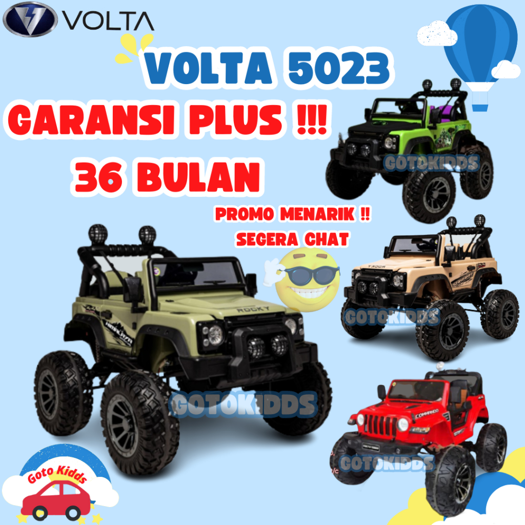 Volta 5023 Maenan Mobil Aki Rocky Monster Himalaya maenan anak