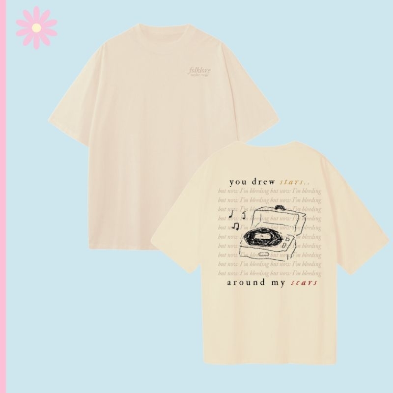 Taylor Swift The Eras Tour List Crewneck | Unofficial Merch Kaos Taylor Swift