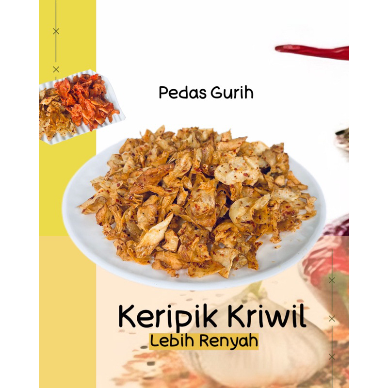 

500 Gram Keripik Singkong Kriwil Gurih Pedas Pasundan