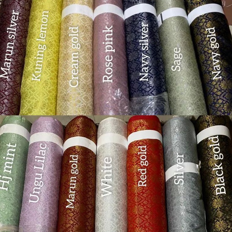 Limited Product Songket Palembang songket meteran songket mesin Palembang