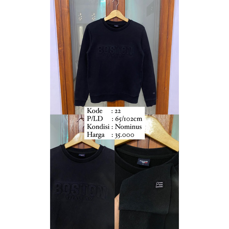 CREWNECK BOSTON POLHAM