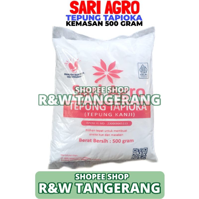 

Tepung Tapioka Sari Agro 500 Gram