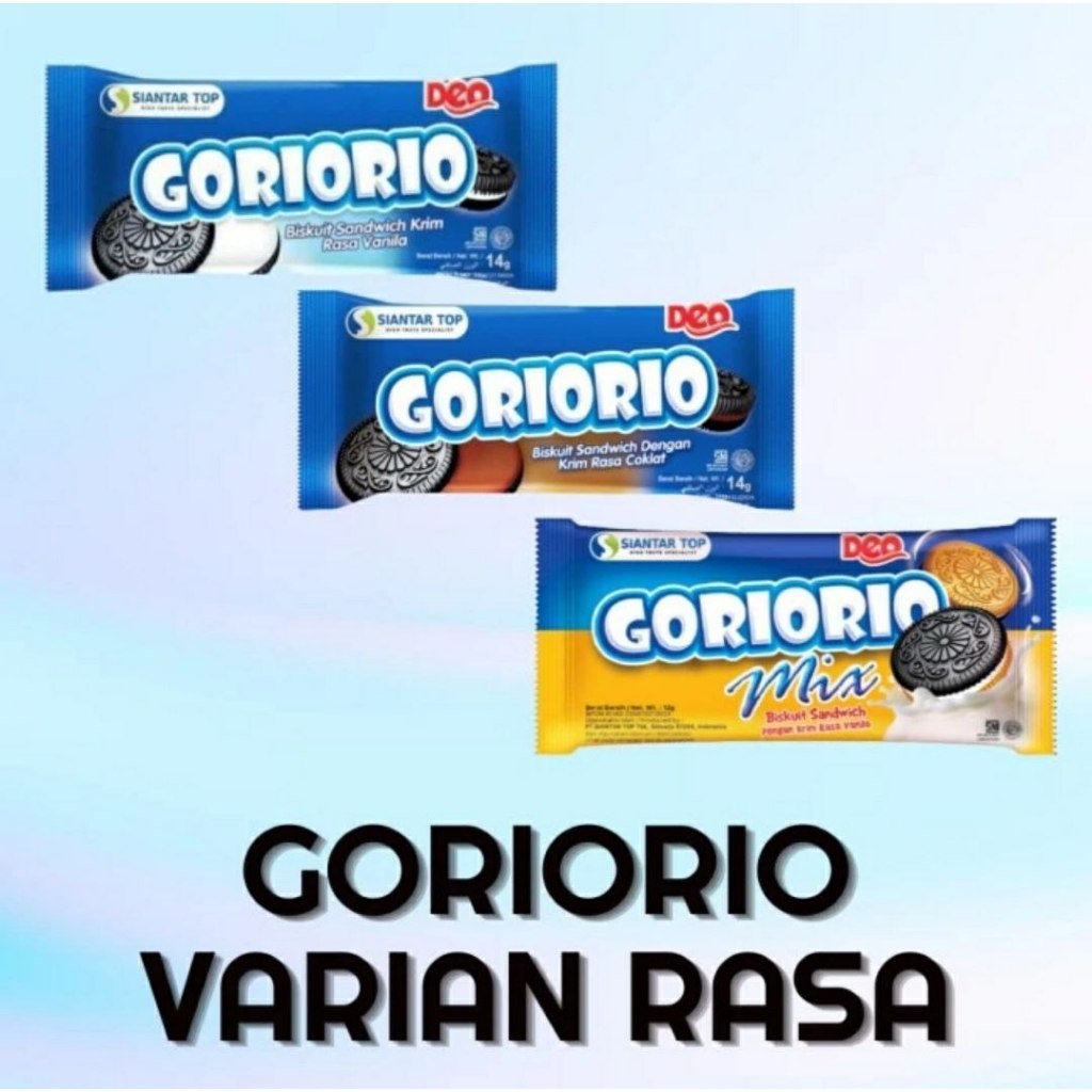 

Goriorio Sandwich 14 gr satuan - coklat