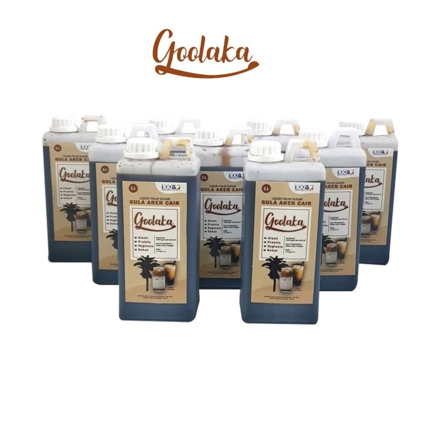 

BAYAR DITEMPAT Goolaka Gula Aren Cair Asli 1 Liter Goolaka Palm Sugar