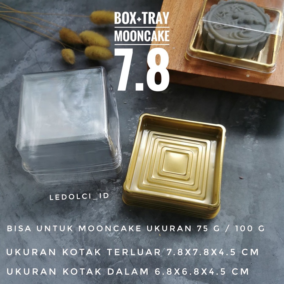 

FREE ONGKIR 1 PCS TRAY MOONCAKE MIKA KUE BULAN 75 1 GR 78 KOTAK DG TUTUP